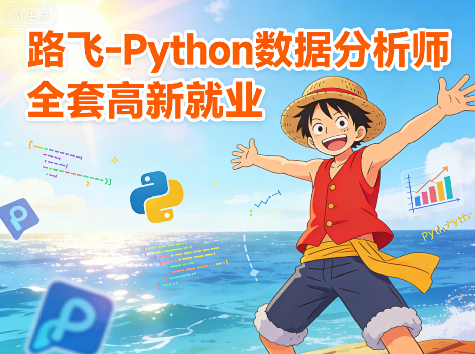 路飞-Python数据分析师 全套高新就业
