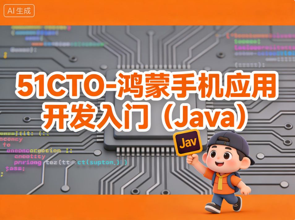 51CTO-鸿蒙手机应用开发入门(Java)