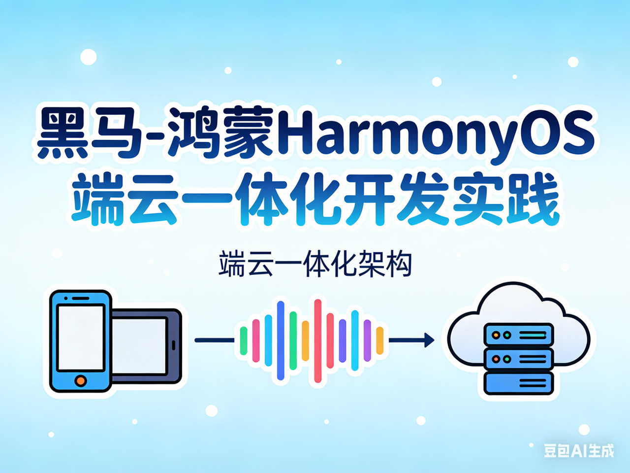 黑马-鸿蒙HarmonyOS端云一体化开发实践