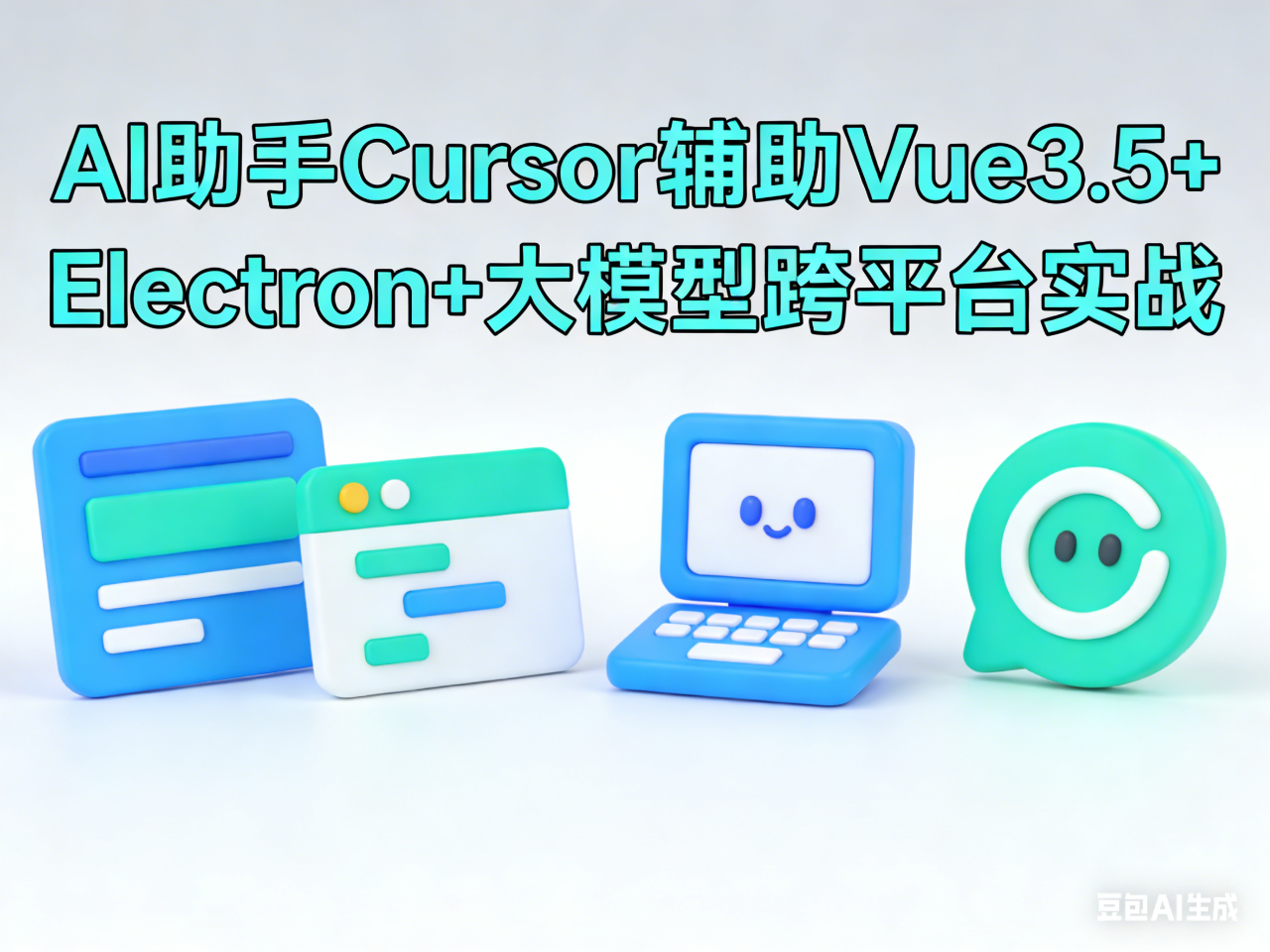 Al助手Cursor辅助Vue3.5+Electron+大模型跨平台实战